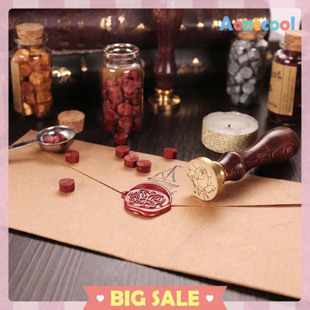 100pcs Retro Vintage Sealing Wax Granule for Stamping Album Envelope Letter