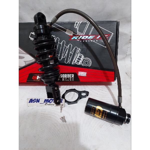 Monoshock tabung pisah Fleksibel Vixion New, R15 new  RIDE IT GP 103 Gold Series Black Series