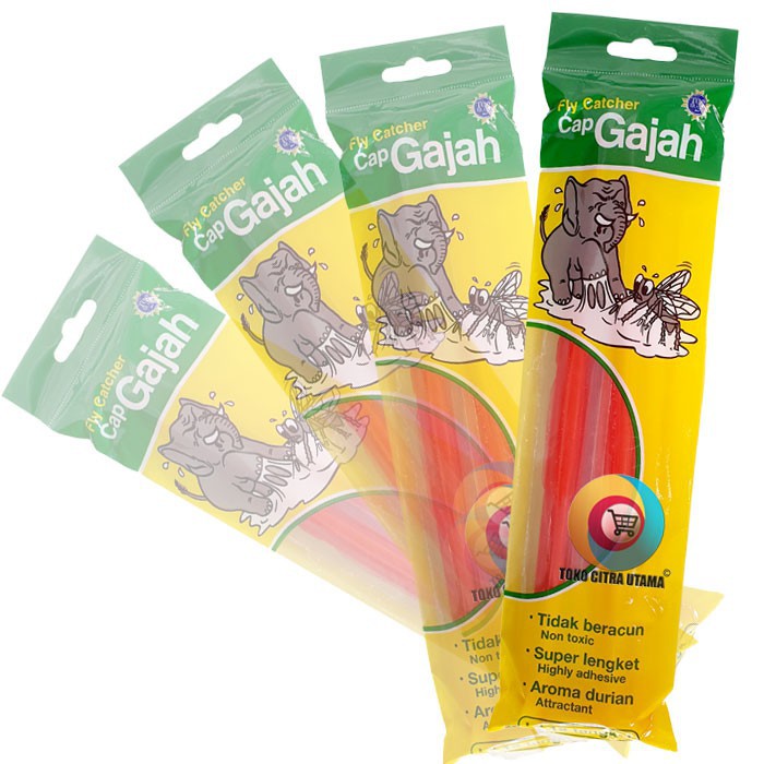 

Lem Lalat Stick Cap Gajah (12 sedotan)