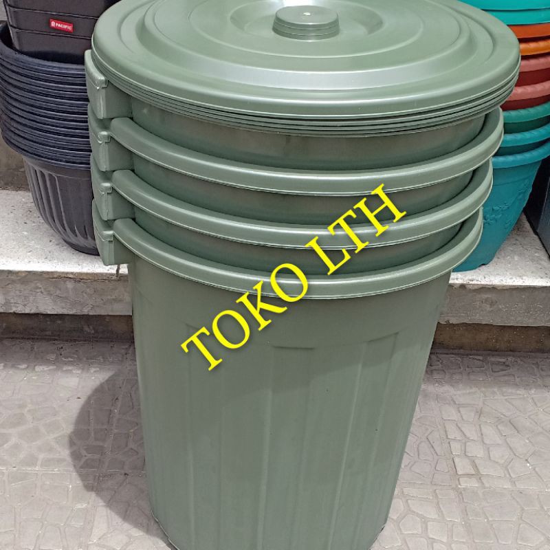 EMBER ABU 80 LITER PLASTIK / EMBER 80 LITER + TUTUP / TONG AIR BESAR