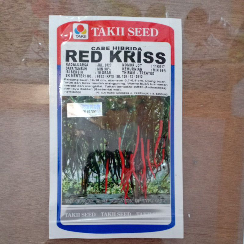 cabe merah kriting Red Kriss Taxii seed