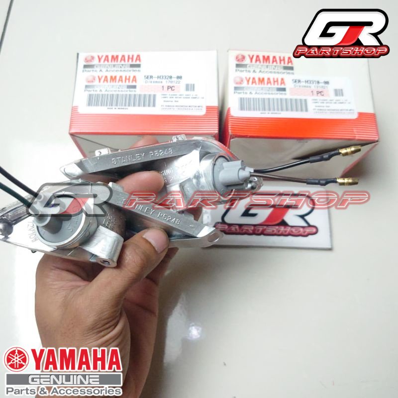 sen depan putih set assy vega pnp f1zr ori ygp original yamaha fizr fiz f1z r riting kanan kiri reting lampu