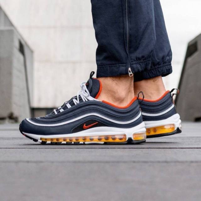 Nike Air Max 97 "Midnight Navy/Habanero Red"