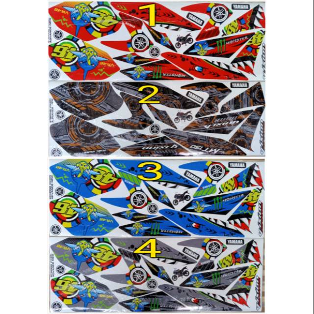 Decal vixion advance