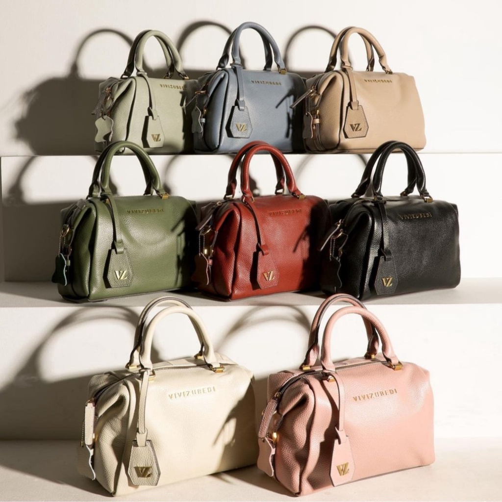 VZ Signature Bowling Bag Vivi Zubedi 100% Genuine Leather