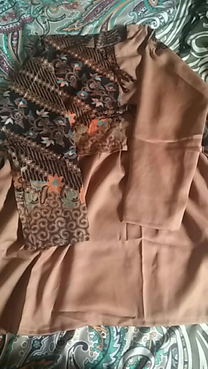 Baju Batik Wanita Modern Monalisa Genes M,l,xl Asli Pekalongan