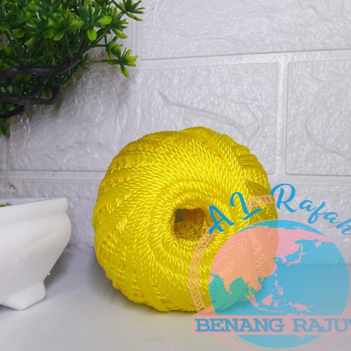 ALRAFAH - BENANG RAJUT NILON PP KUNING LEMON