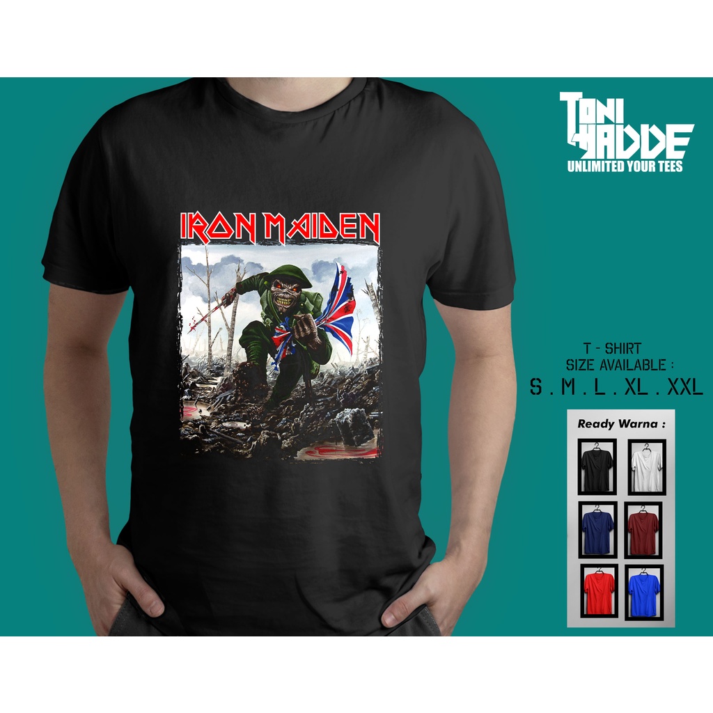 Kaos IRON MAIDEN SOLDIER / Kaos Music Band Rock Metal
