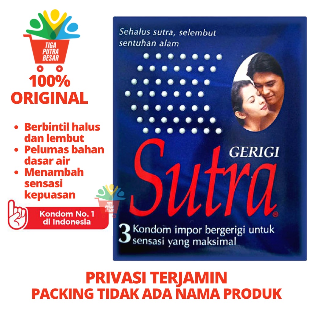 KONDOM SUTRA GERIGI ISI 3 PCS EXTRA SENSASI MAKSIMAL