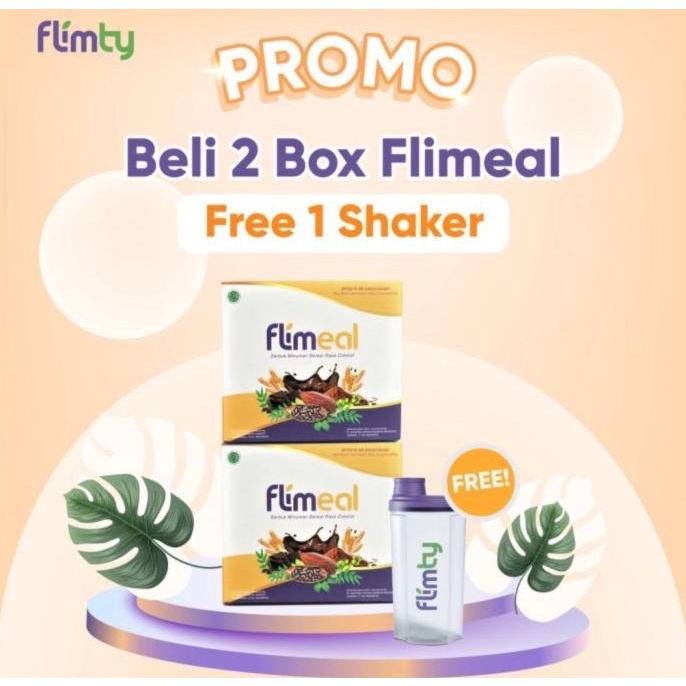 

FLIMEAL FLIMTY 1 box sachet SEREAL COKLAT PENGGANTI SARAPAN ECER DIET
