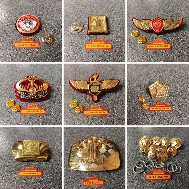 ATRIBUT KUMHAM/ATRIBUT KEMENKUMHAM Pin pengayoman, pin pasti, pin satgas kantib, emblem kumham, kanc