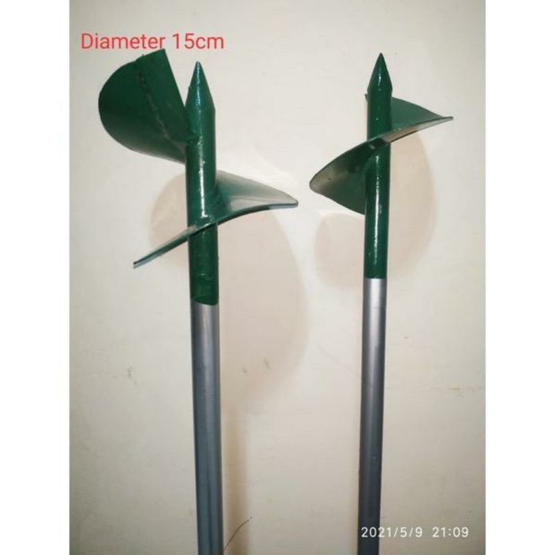 Bor Biopori Spiral 15cm Alat Gali Tanah