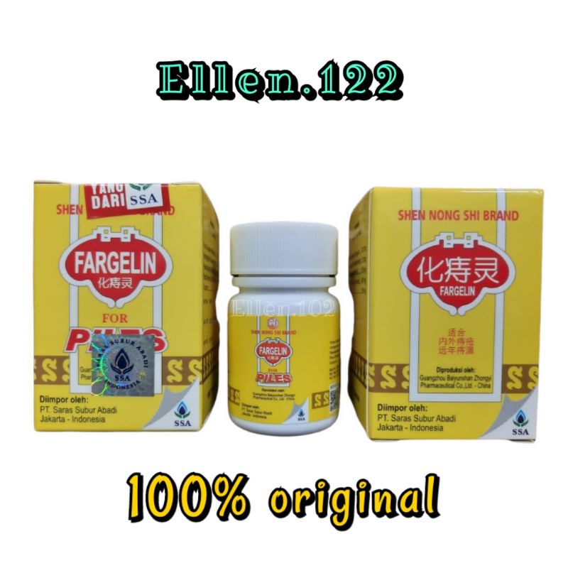 FARGELIN FOR PILES obat wasir - ambeien herbal manjur