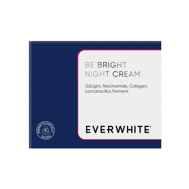 [COD] Everwhite be Bright Night Cream Krim Malam Memutihkan Secara Instant dengan Pemakaian Rutin BPOM 100% ORIGINAL