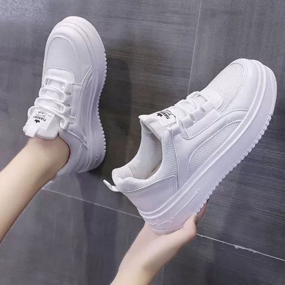 22105 Sepatu Sneakers Wanita Import Kasual Sepatu Kekinian