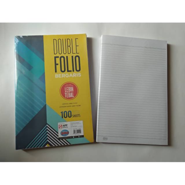 

HJK SIDU Double Folio Bergaris isi 100 lbr