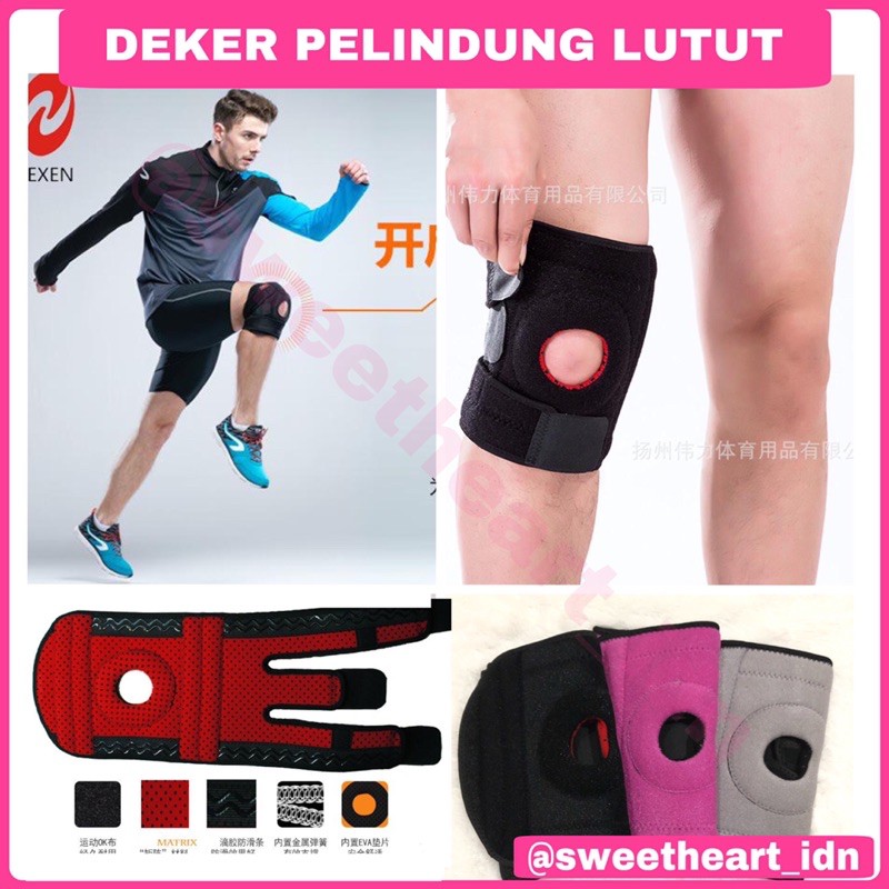 Knee Support Deker Pelindung Lutut