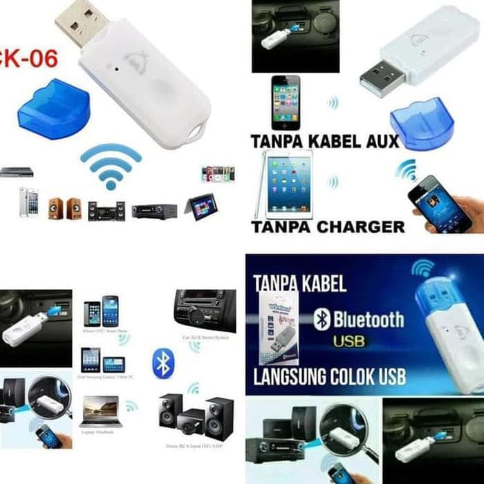 Trend-USB Bluetooth Audio Receiver With Mic / Dongle Wireless HP ke speaker aktif perangkat mobil