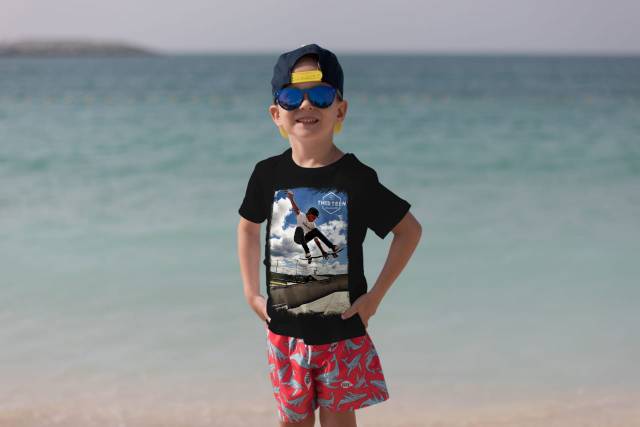 kaos disto anak merek thirteen/deadline usia 2-7 tahun-6