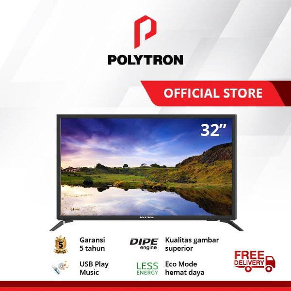 Spesial POLYTRON LED TV 32 Inch PLD 32D1852 Diskon