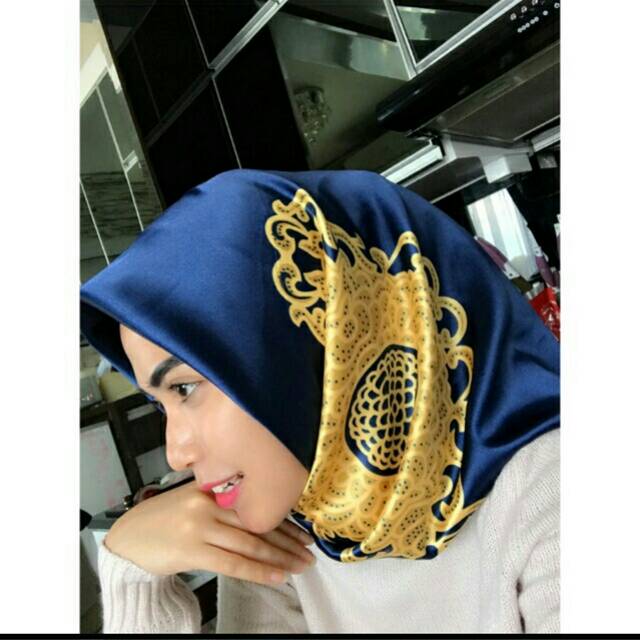 jilbab motif hijab motif premium kerudung bahan satin premium