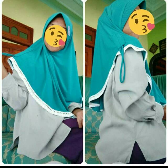 JILBAB INSTAN SERUT KANAN KIRI .