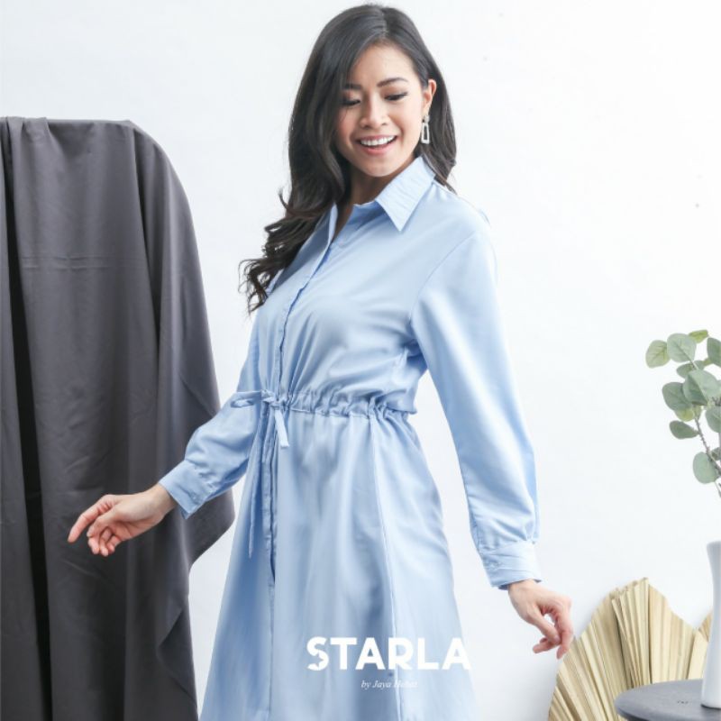 GROSIR HOMEWEAR KEMEJA PIYAMA DEWASA BAJU TIDUR WANITA MURAH GAIA STARLA