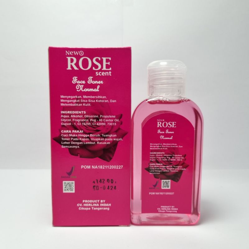 TONER ROSE SCENT 115ml BPOM - (TONER ROSE NEW)