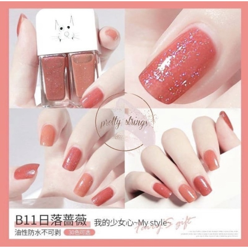 [Termurah] Kutek 2 Tone / Kuteks Korea Cat Kuku Gel Nail Polish