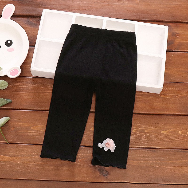 LEGGING BAYI CELANA ANAK PEREMPUAN USIA 0 - 3 TAHUN GAMBAR GAJAH DAN KELINCI CANTIK BAWAHAN IMPOR