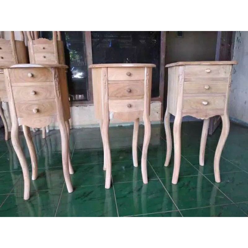 NAKAS KECIL LACI 3 KAYU JATI CEMPOLONG