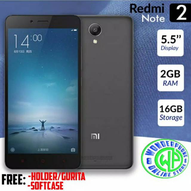 Hp murah / PROMO REDMI NOTE 2 4G RAM 2GB INTERNAL 16GB