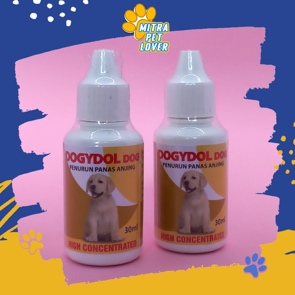 OBAT PENURUN PANAS ANJING - DOGYDOL DROP 30 ML - SEMBUHKAN DEMAM BERSIN HIGH CONCENTRATE AMAN UNTUK ANJING DOG PUPPIES - PARACETAMOL - MURAH GARANSI KUALITAS ASLI ORIGINAL - PET ANIMAL VETERINARY TAMASINDO VITAMIN C HEWAN BINATANG PELIHARAAN MITRAPETLOVER