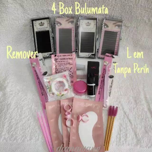 PROMO Paket Eyelash Extension/Eyelash Extension/Paket Bulumata Lengkap