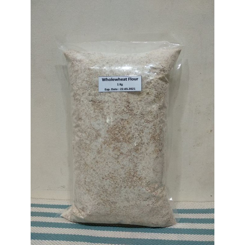 

Tepung gandum utuh/Wholewheat flour (Repack 1kg)