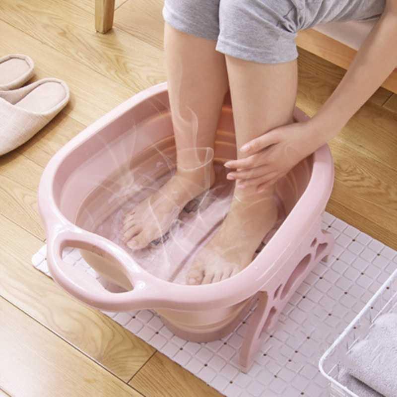 Cyan Baskom Air Lipat Rendam Kaki Pedicure Manicure SPA Foldable SN316