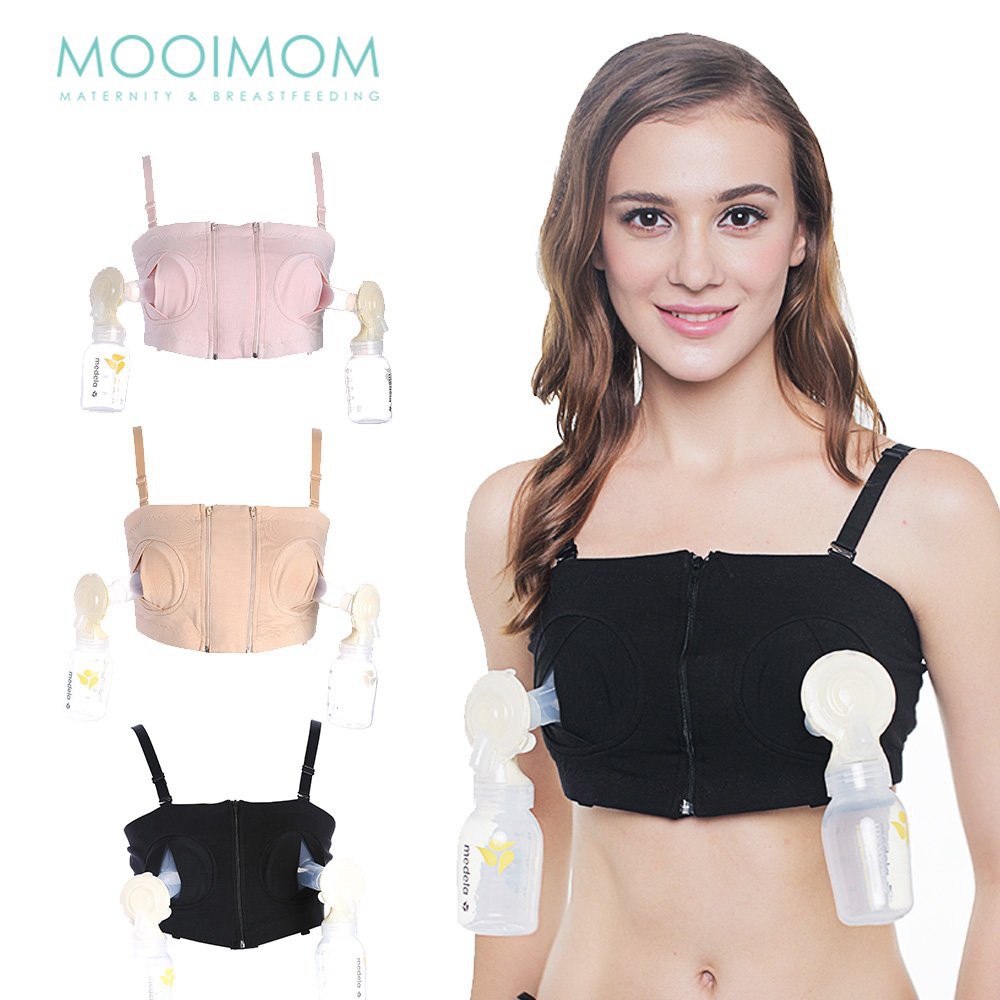 MOOIMOM HAND FREE PUMPING BRA / BRA MENYUSUI / beha menyusui / beha ibu hamil