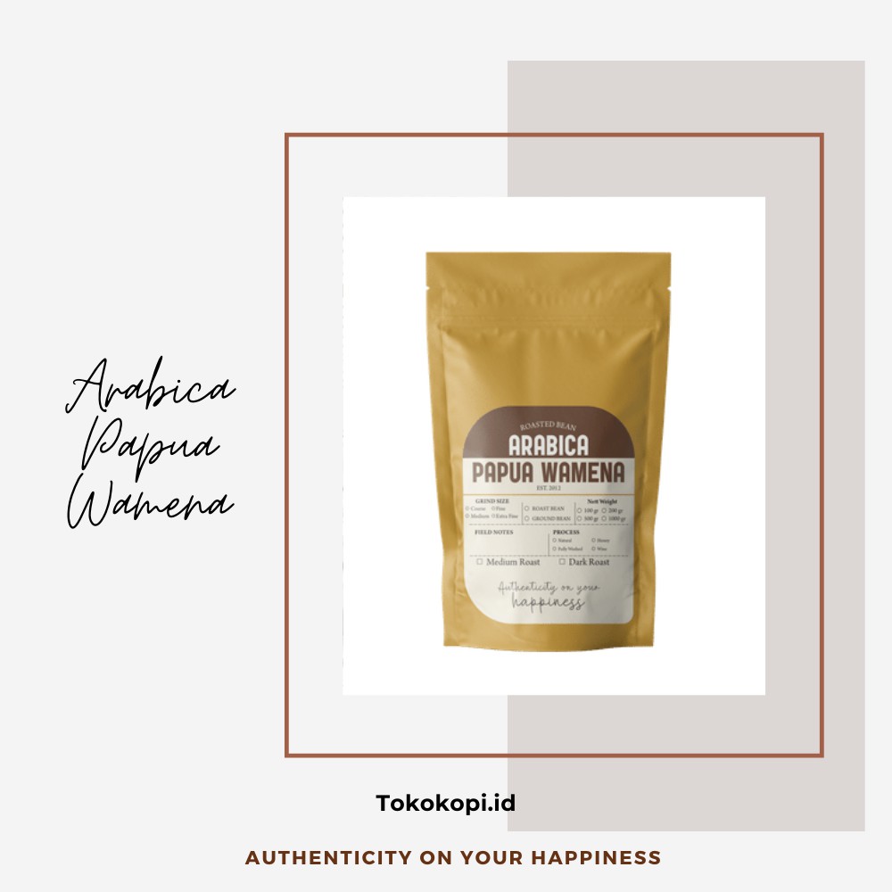 

Kopi Arabica Papua Wamena - Kemasan Ekonomis