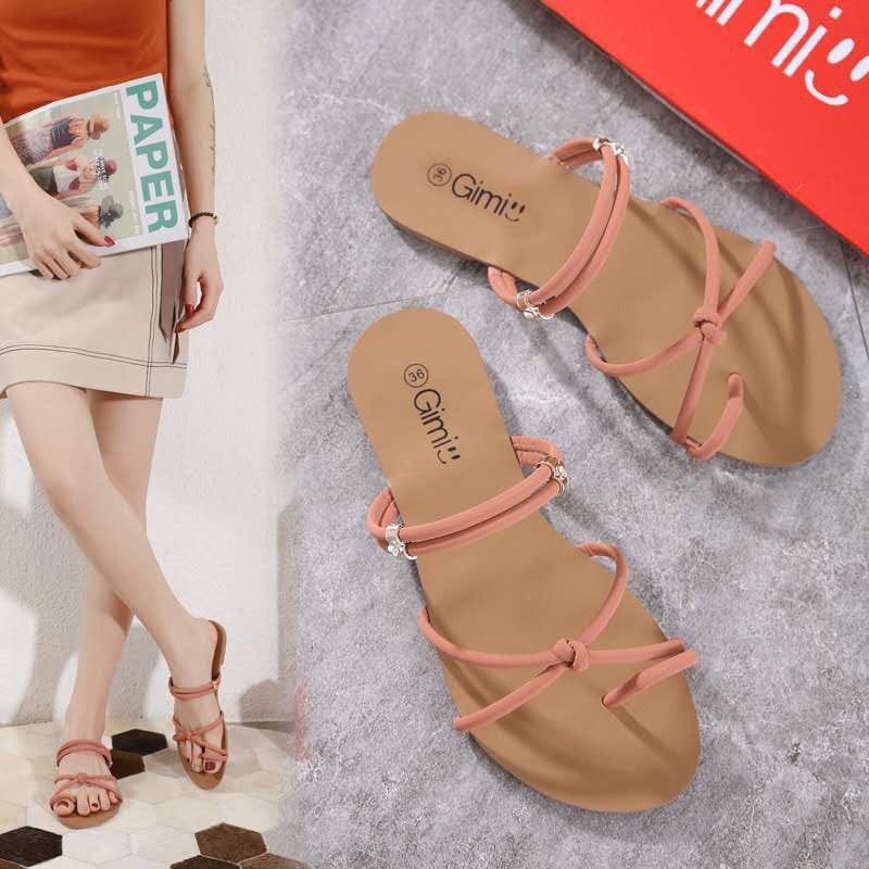 Sandal Teplek Wanita Gimi Terbaru/Sandal Tali Silang Wanita