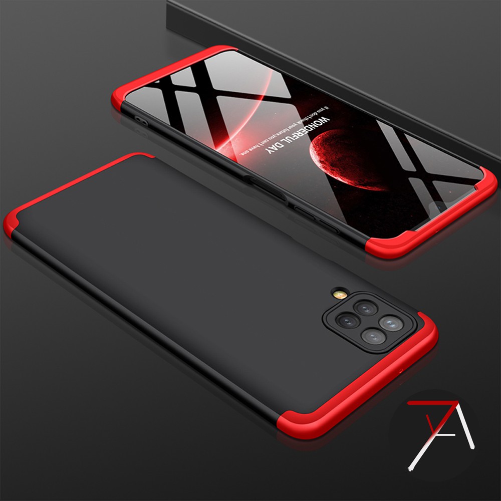 Samsung Galaxy A12 GKK Armor 360 Full Protective Slim Back Matte Cover Case Casing