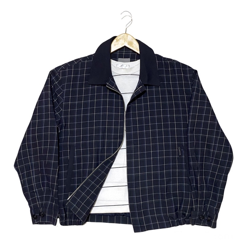 ✨New Stock 18 Februari 2022 ✨ Vintage Jacket  / Branded Harrington Jaket / Casual Thrift Bomber Jaket Second / Tartan Jacket / Jaket Bekas / Thrifting Jaket Casual Branded Original-Garcia Tartan 🐆