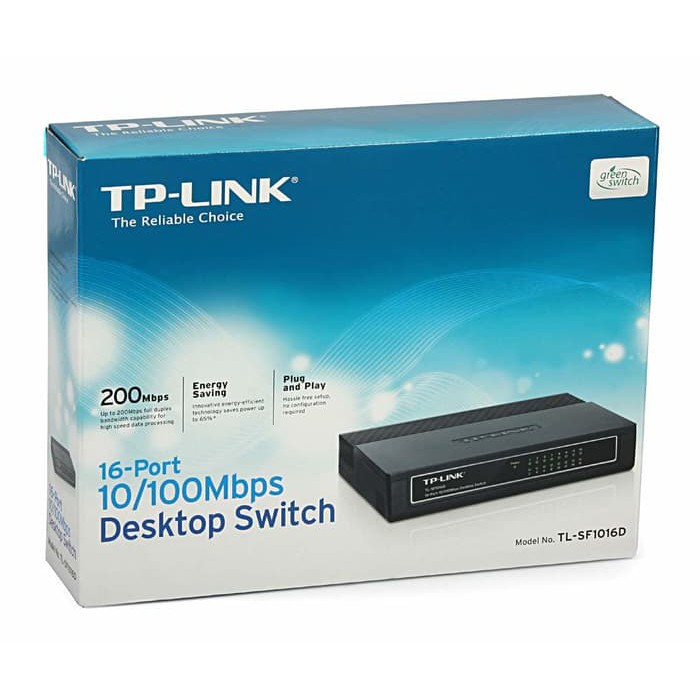 Switch Hub Tp-Link 16Port Sf-1016D
