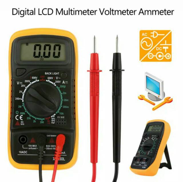 Digital Multimeter Voltmeter Ammeter