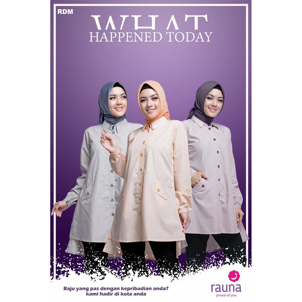 Tunik Rauna RK 167 , 168 / Baju Atasan Wanita
