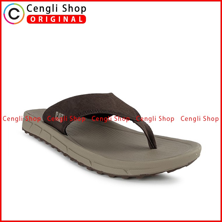 CATERPILLAR SANDAL JEPIT PRIA ORIGINAL CASUAL BRANDED ORI ASLI EMPUK