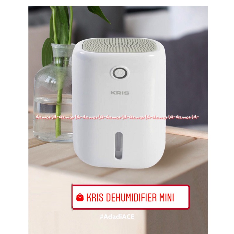 Kris Mini Dehumidifier 800ml Alat Penjernih Udara Alat Untuk Mengurangi Kadar Kelembapan Udara Krisbow Kris Home Applience De Humidifier Warna PUtih