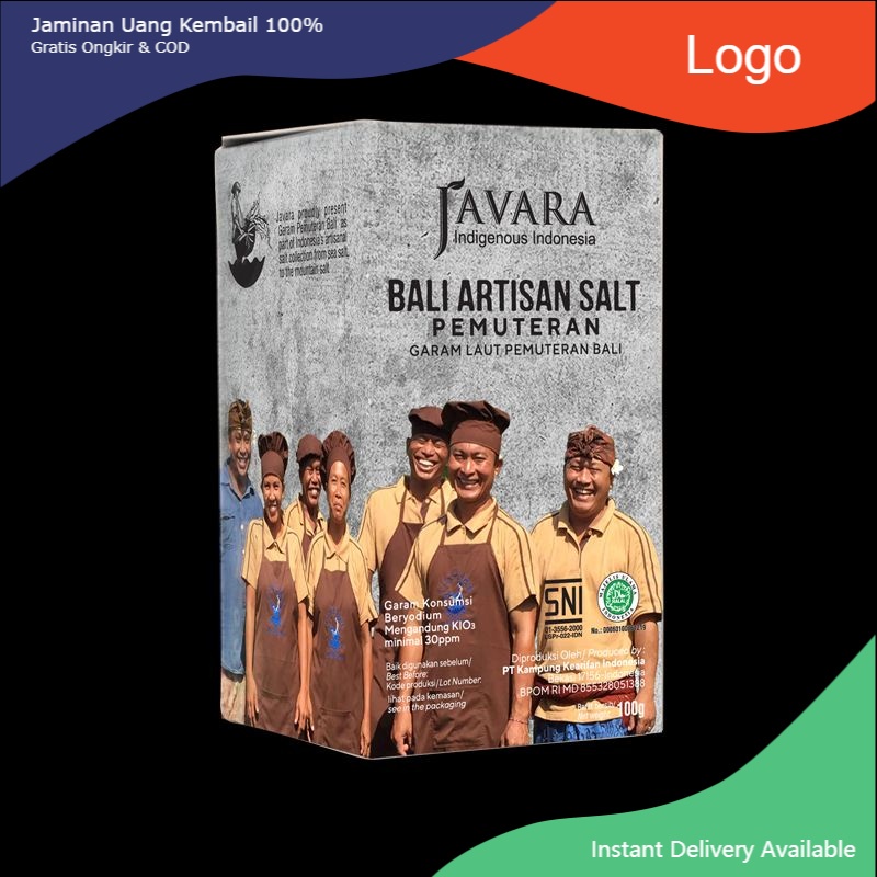 

JAVARA PEMUTERAN BALI SEA SALT 100GR