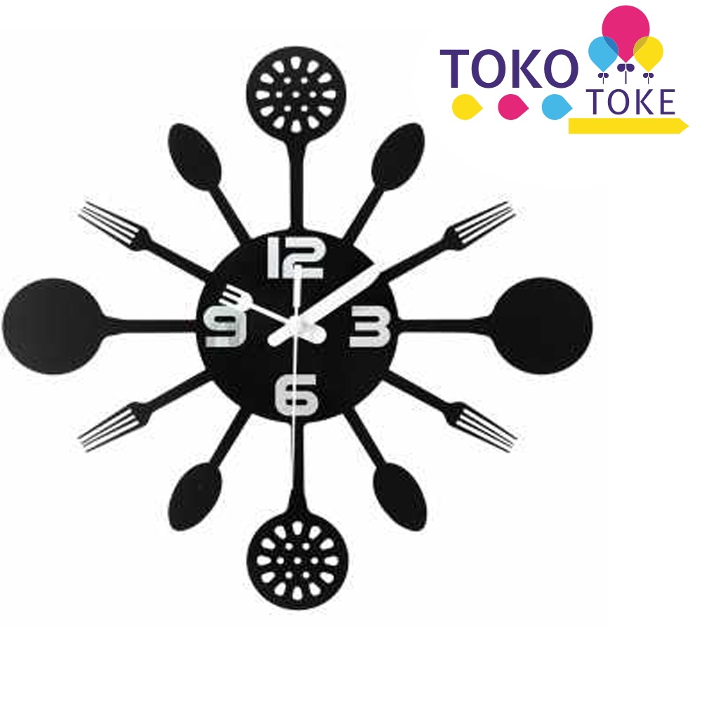 Ainivia Jam Dinding Quartz Creative Design Kitchen Clock 30CM jam tempel tembok unik jam dingding di