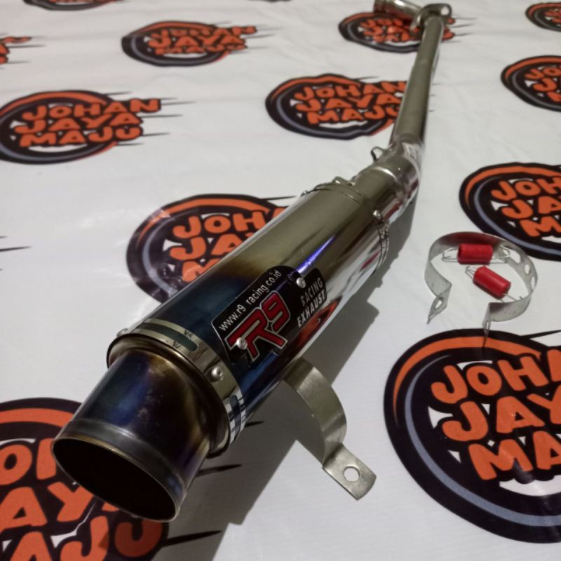 Knalpot Motor R9 Knalpot Racing Shogun, Supra, Jupiter, Vega