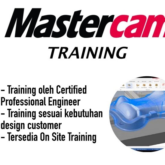 Pelatihan MasterCAM Training Program Design CNC CAD CAM
